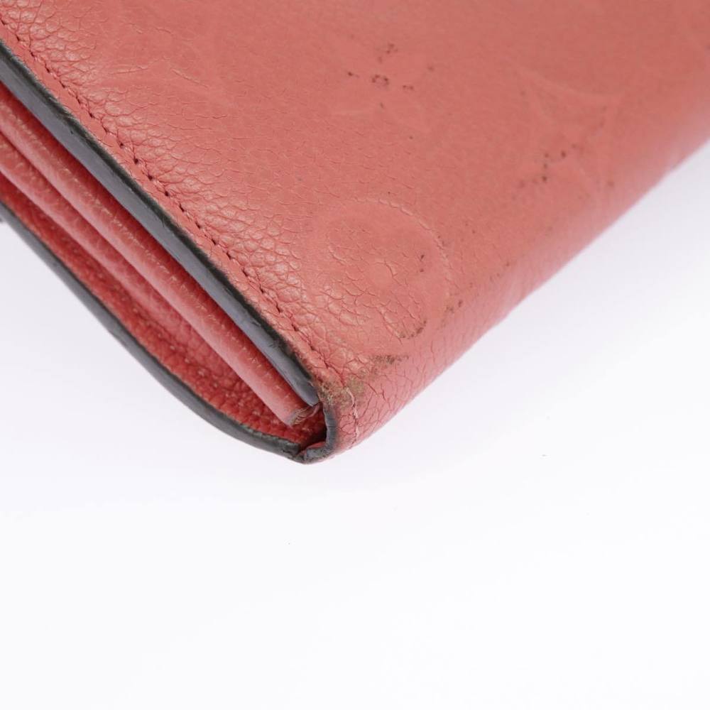 LOUIS VUITTON Empreinte Portefeiulle Sarah Long Wallet Pink M61801 Auth am7135 - Picture 15 of 16